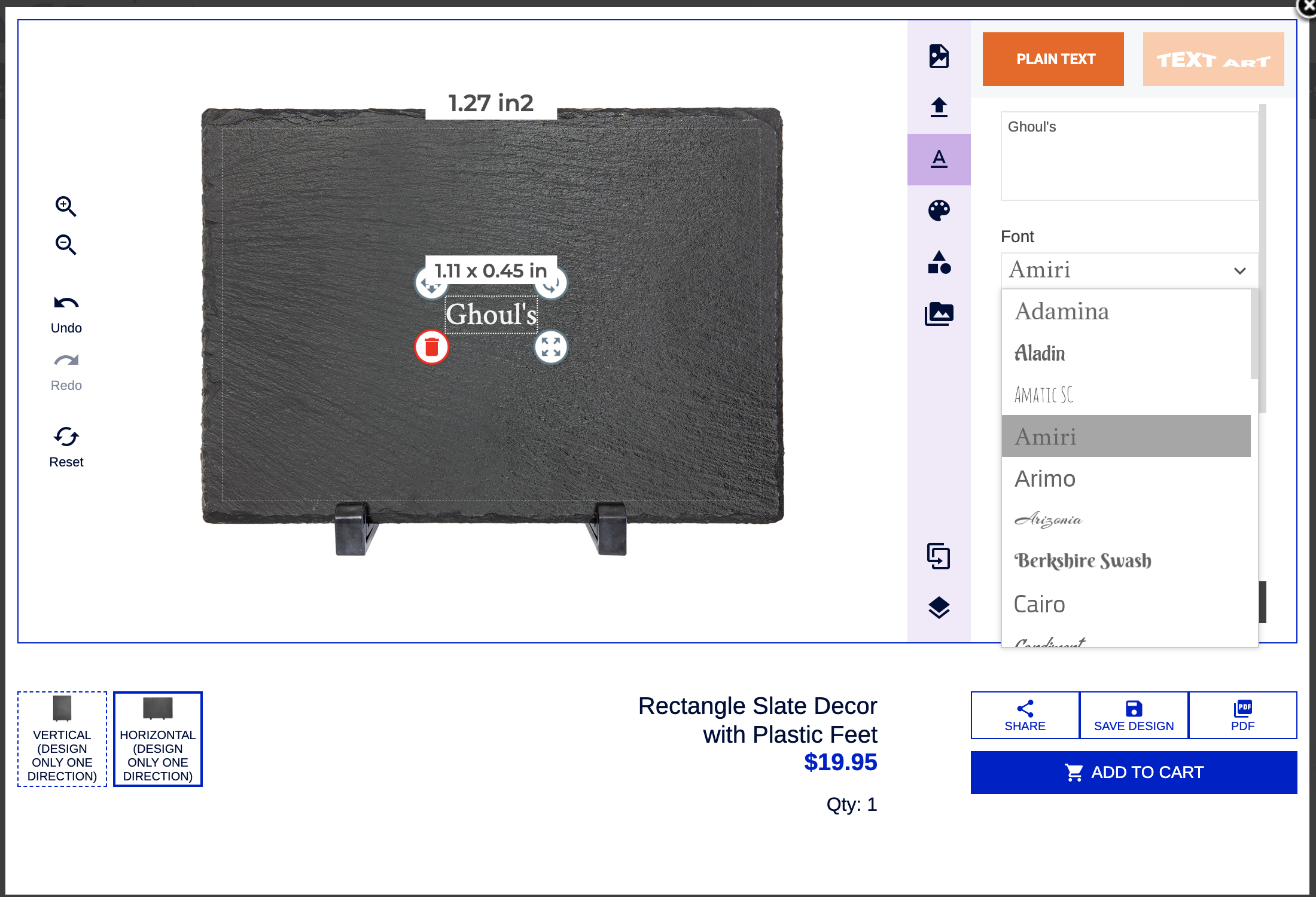 Pick Product to Customize